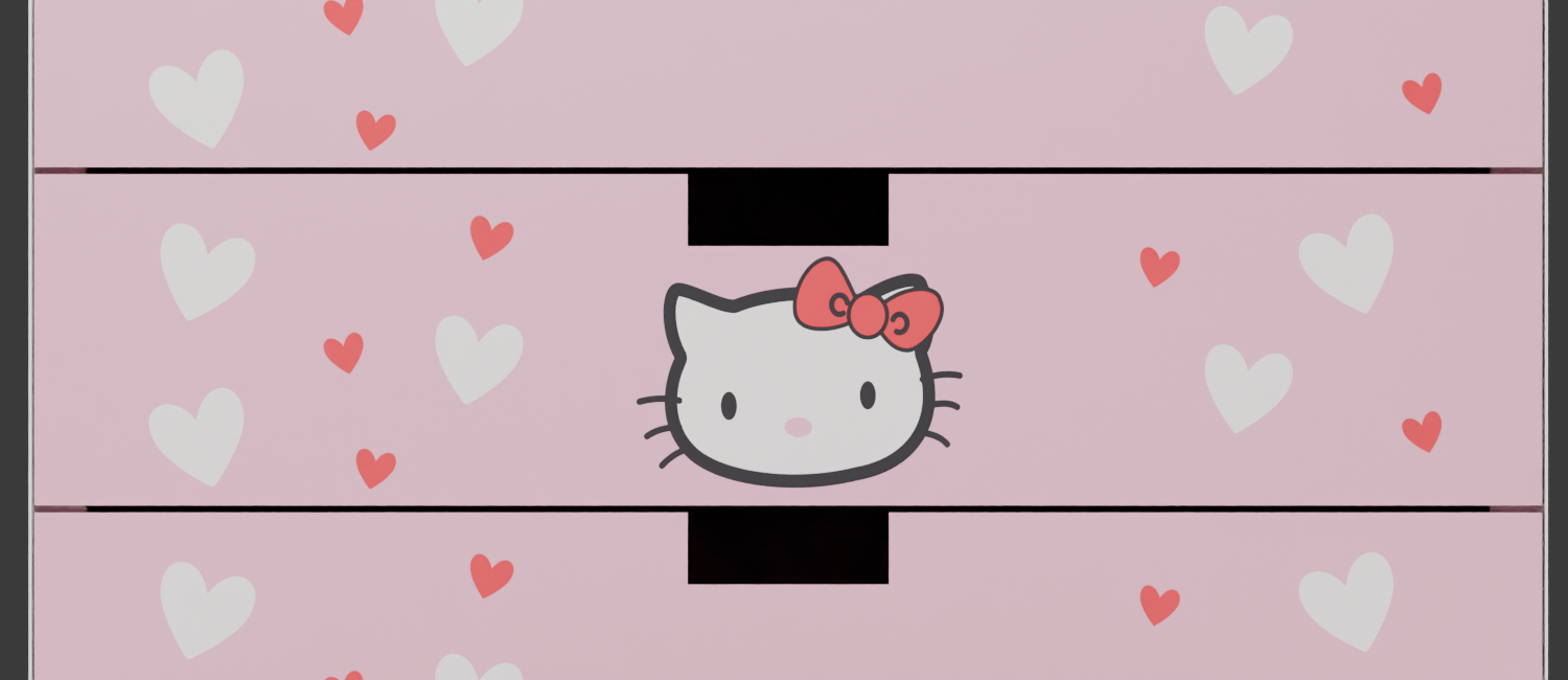 Artwork · solid outline and pink nose